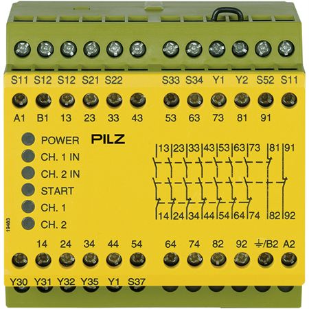 Pilz 774746 PNOZ X10.1 230-240VAC 6n/o 4n/c 6LED Safety relay (standalone)