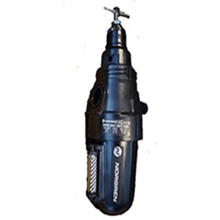 Norgren B68G-NNT-MR3-RLN Olympian Plus filter/regulator, without yoke, 0.4-8 bar, manual drain, 40µm filter element, without gauge