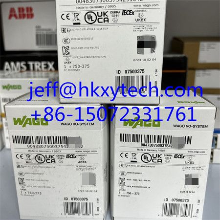 In Stock Wago 750-375 Fieldbus Coupler PROFINET IO 3rd Generation Advanced