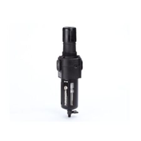 Norgren B74G-4AK-QD3-RMN Excelon filter/regulator, 1/2 PTF, 0.3-10 bar, manual drain, 40µm filter element, without gauge