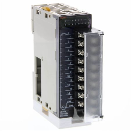 Omron CJ1W-OD211 Digital output unit, 16 x transistor outputs, NPN, 0.5 A, 12 to 24 VDC, screw terminal