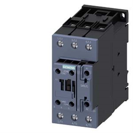 Siemens 3RT2036-1NB30-0UA0 Contactor, 25 hp, 460 / 575 V 1 NO + 1 NC