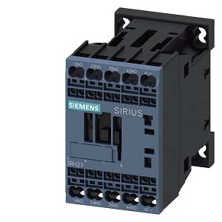 Siemens 3RT2016-2WB41 power contactor, AC-3e/AC-3, 9 A, 4 kW / 400 V, 3-pole, 24 V DC, 0.85-1.85* Us, with varistor plugged on, auxiliary contacts