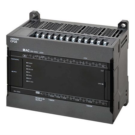 Omron CP2E-N30DR-D CP2E series compact PLC - Network type; 18 DI, 12DO; Relay output; Power supply 24 VDC; 10 kStep Program memory