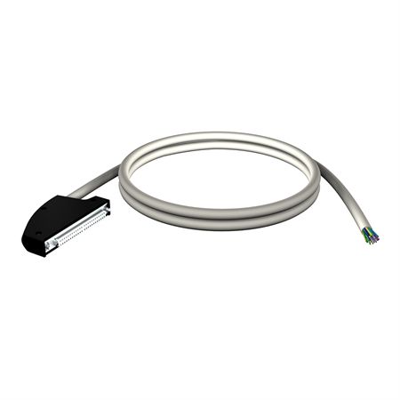 Schneider Electric BMXFTW1001 cord set, Modicon M340, 20-way terminal, one end flying leads, 10m