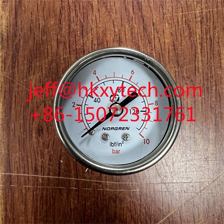In Stock Norgren 18-015-909 gauge monitor pressures in a compressed air system for optimum efficiency